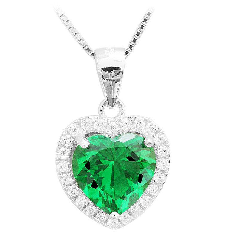Uncle or Mister Crazy Agree with Pandant 4.5CT Russian Nano Emerald Argint 925 Smarald Verde - Annelise